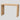 Lauren Seagrass and Wood Console Table