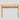 Mauve Rattan and Wood Console Table