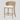 Kerrigan Seagrass and Wood Counter Stool